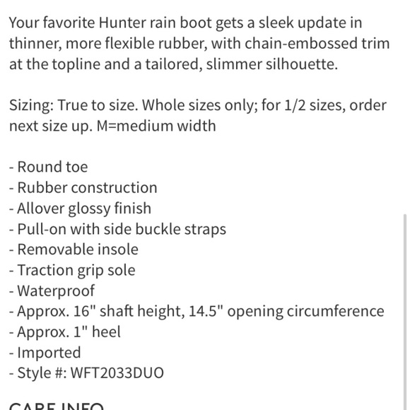 NIB Hunter Tall Waterproof Boots - Picture 4 of 9